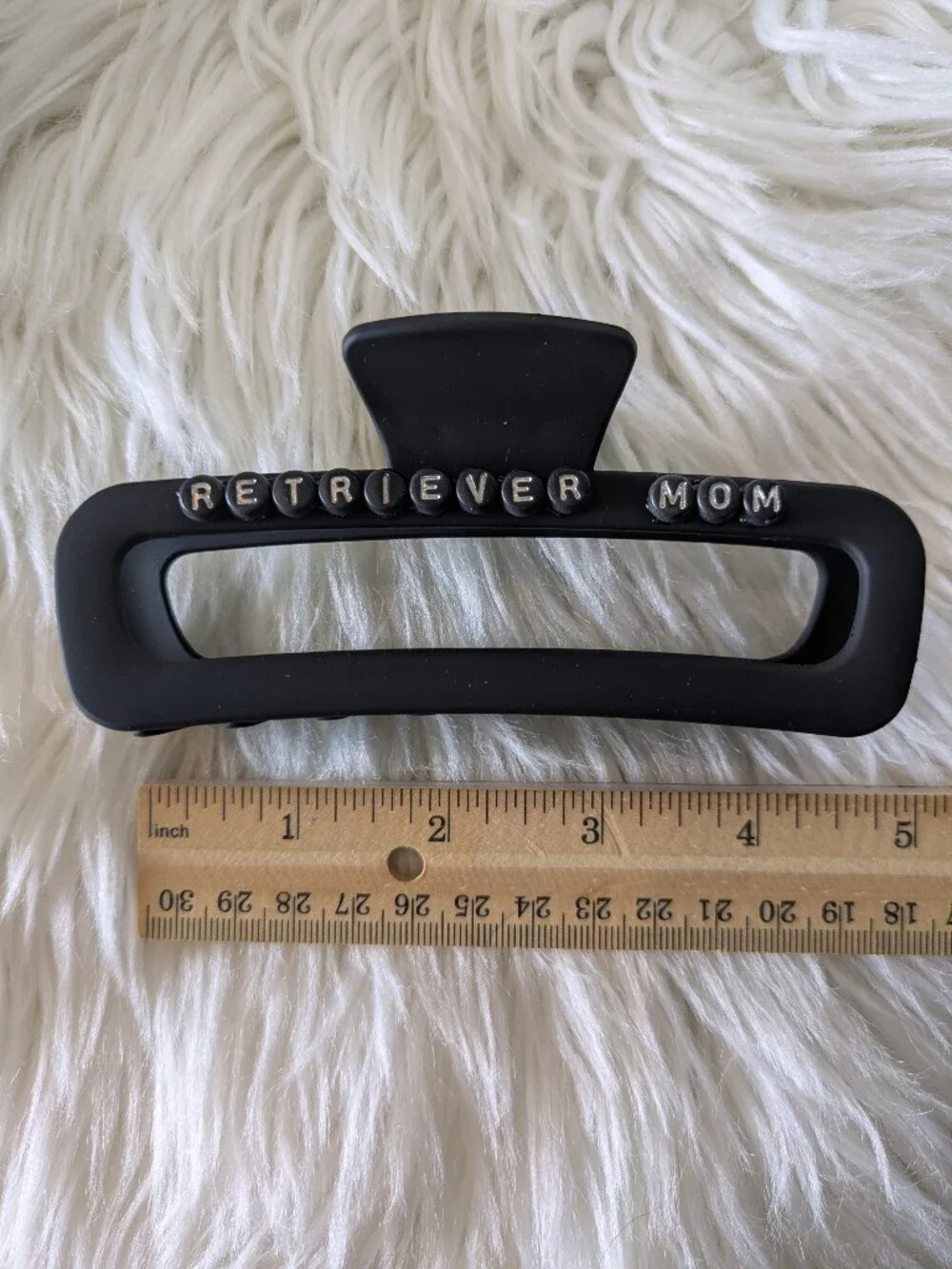 Retriever Mom Dog Mom Hair Clip Claw Style Handcrafted | NWT